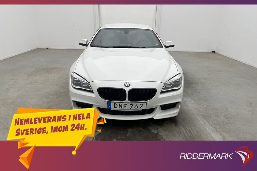 Bild 2 av BMW 640i Coupé 640 320hk M Sport HiFi Navi Kamera Elstolar