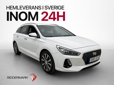 Hyundai i30 Wagon 140hk Premium Kamera Navi Halvskinn Drag
