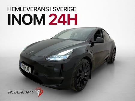Tesla Model Y Performance AWD 534hk Autopilot Pano Navi Drag