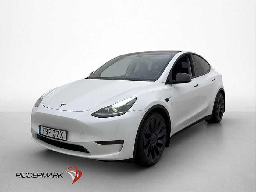 Bild 1 av Tesla Model Y Performance AWD Dragkrok Autopilot Svensksåld