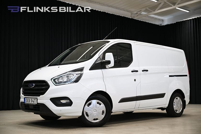 Bild 3 av Ford Transit Custom 300 130HK L2 Automat|V-Inredd|Dubbeldörr|NyKamrem