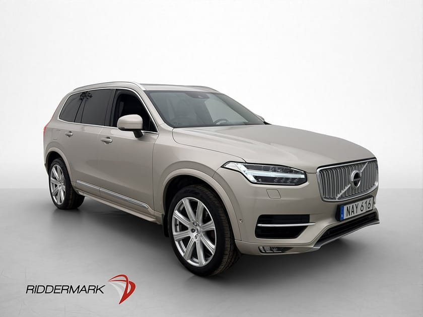 Bild 1 av Volvo XC90 D5 AWD Inscription B&W Värm Pano Luft 360° HuD