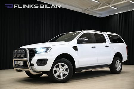 Ford Ranger Dubbelhytt 170HK Automat|Wildtrack|Kåpa|NyKamrem|Moms|SeUtr!