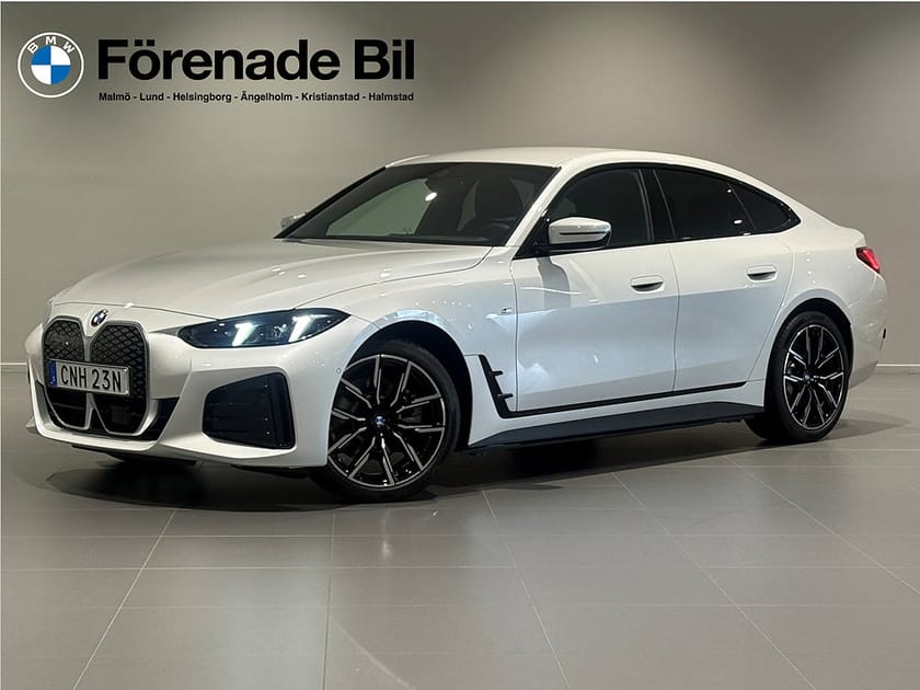 Bild 1 av BMW i4 eDrive40 Gran Coupé M Sport Drag Adpt Farth Backkamera HiFi