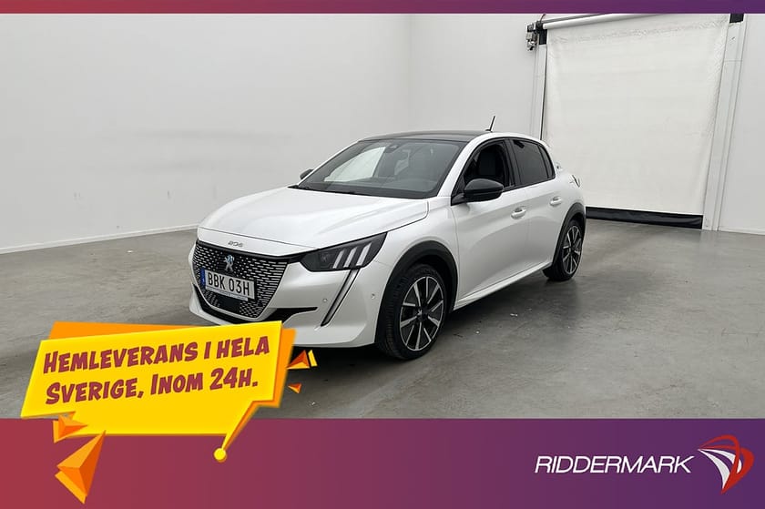 Bild 1 av Peugeot e-208 136hk GT Kamera CarPlay Navi Halvskinn