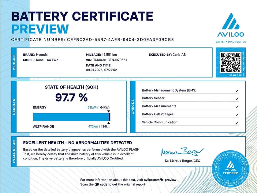 Bild 3 av Hyundai Kona Electric 64 kWh Essential Kamera Krell BLIS
