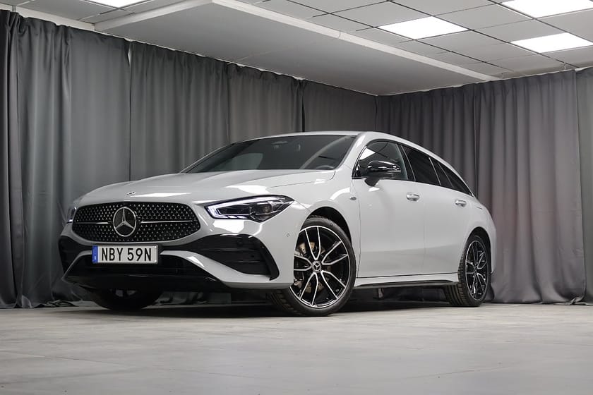 Bild 1 av Mercedes-Benz CLA 250 e Shooting Brake AMG NIght Edition Moms