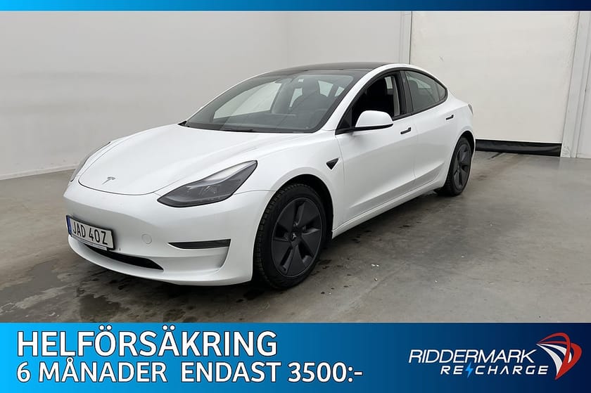 Bild 1 av Tesla Model 3 Long Range AWD MOMS Dragkrok Autopilot Sv-Såld