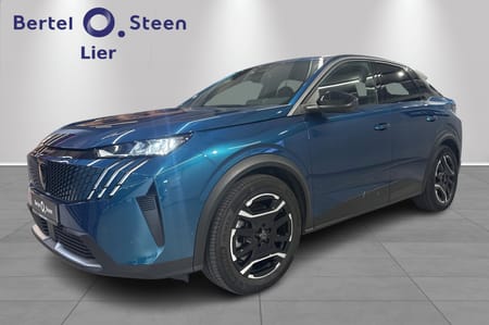 Peugeot E-3008 Allure 2024 –lav km|Varmepumpe| Blå Obsession Metallic