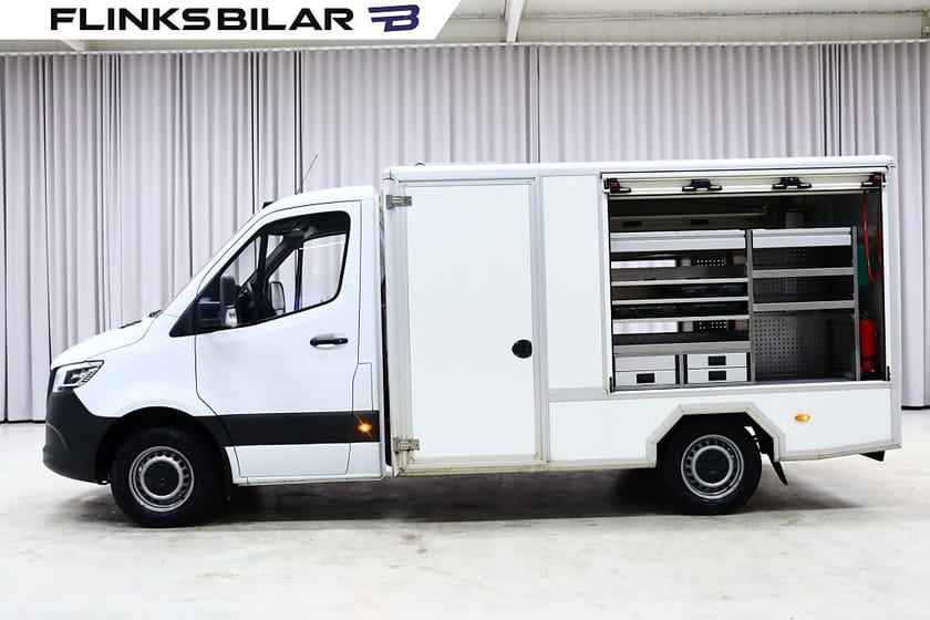 Bild 1 av Mercedes-Benz Sprinter 316 CDI Chassi Servicebil|Påbyggnad|Inredd|Värmeiskåpet|SeUtr!