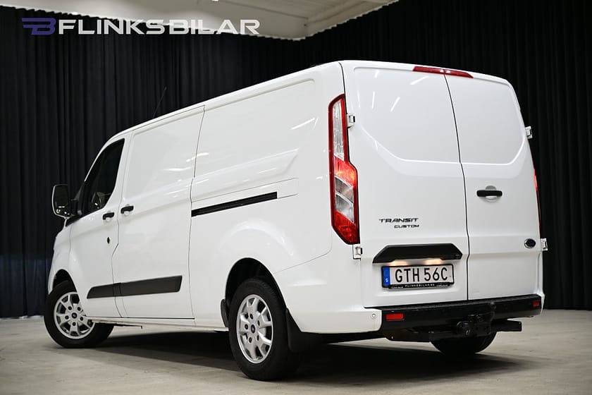 Bild 3 av Ford Transit Custom 300 130HK L2 Dubbeldörr|LED|Drag|Värmare|Backkamera