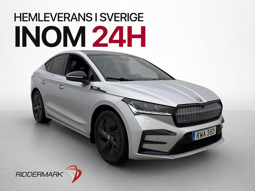 Bild 4 av Škoda Enyaq Coupé RS iV Skoda AWD Pano Crystal-Face Skinn Drag MOMS
