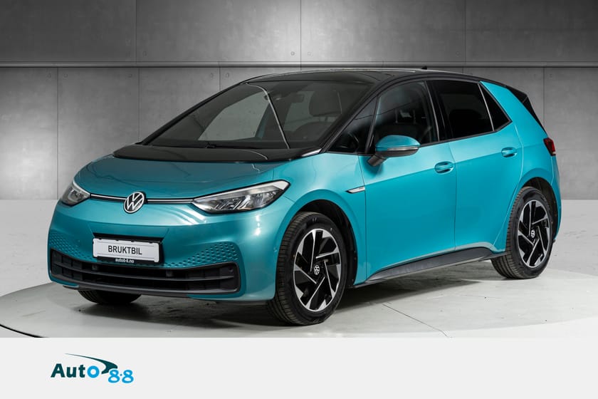 Bilde 1 av Volkswagen ID.3 Pro Performance 58 kWh 204hk 426 km* | Ack | Sensorer | Kamera | Navi