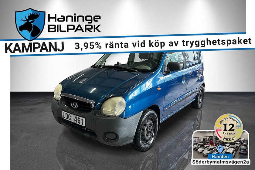Bild 1 av Hyundai Atos 1.0 / AUTOMAT / LÅGMILARE / NYBESIKTIGAD /