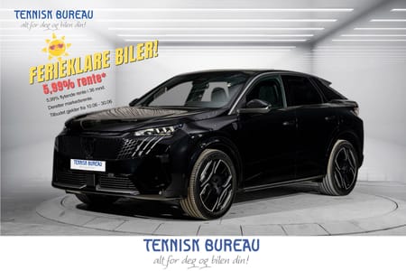 Peugeot E-3008 Dual Motor GT+ 325hk 4WD Skinn, Focal HiFi, ACC, Matrix, H.Feste