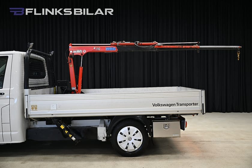 Bild 3 av Volkswagen Transporter Chassi Cab 4Motion 150HK Kranbil Flak Leasebar