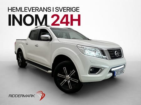 Nissan Navara Dubbelhytt Tekna 2.3 4WD Drag Diff Skinn Taklucka Moms