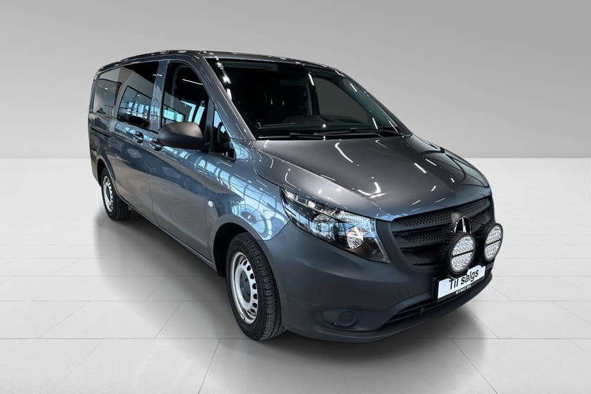 Bilde 3 av Mercedes-Benz Vito 111 CDI 2.8t LAV KM./LANG/114HK/MANUELL/3-SETER/KROK/BLUETOOTH/S+V