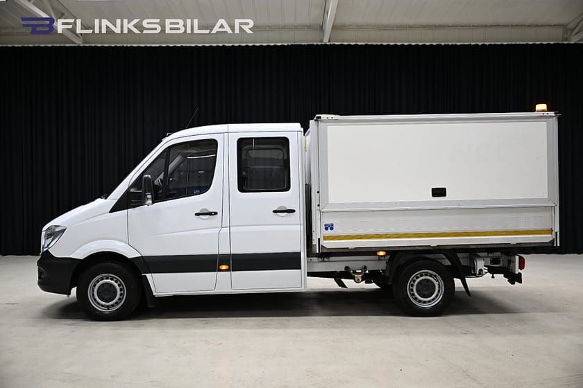 Bild 2 av Mercedes-Benz Sprinter 316 BlueTEC Chassi Crew cab Automat|Dubbelhytt|Kåpa|3.5ton-drag|EnÄgare|Leasbar