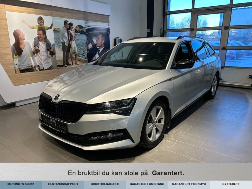 Bilde 2 av Škoda Superb Stasjonsvogn Sup3fl stv sportl d2004x4dsg