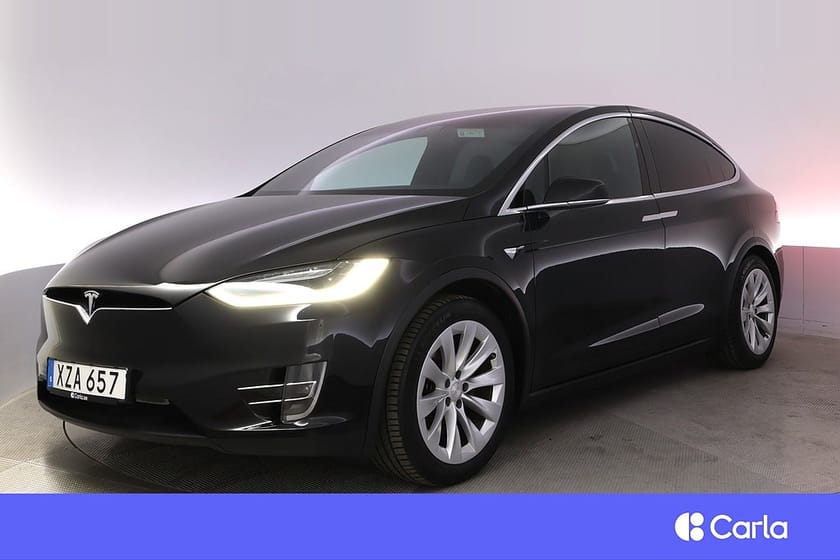 Bild 1 av Tesla Model X 90D AWD 7-sits EAP Pano Luftfjädring
