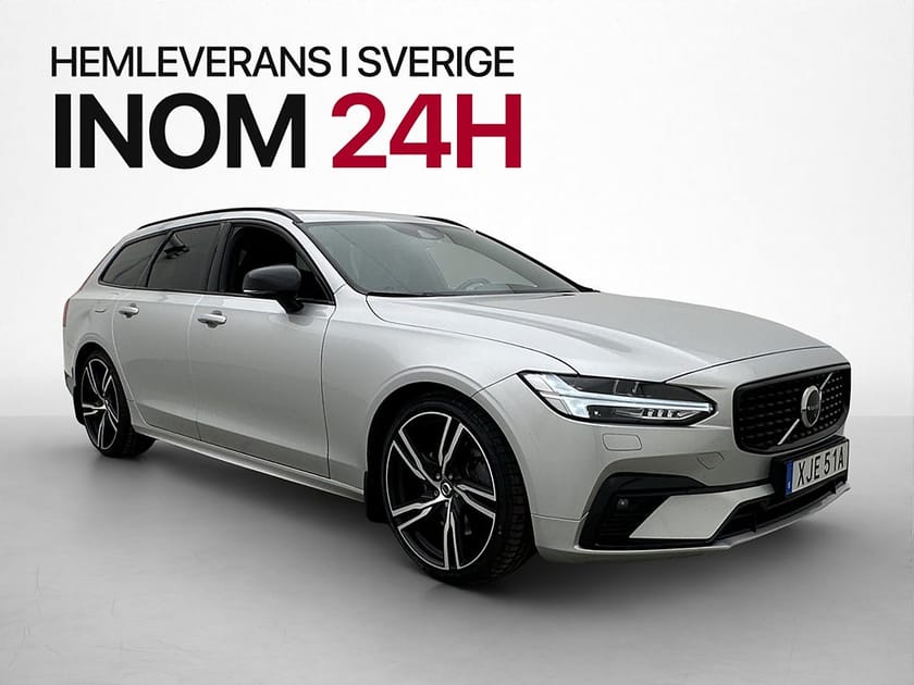 Bild 3 av Volvo V90 B4 AWD R-Design Pano H/K 360° HUD VOC Värmare Drag