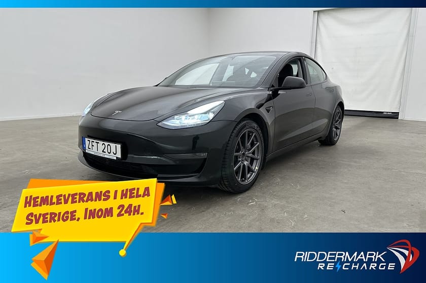 Bild 1 av Tesla Model 3 Long Range AWD Autopilot Drag Rattvärm Sv.Såld
