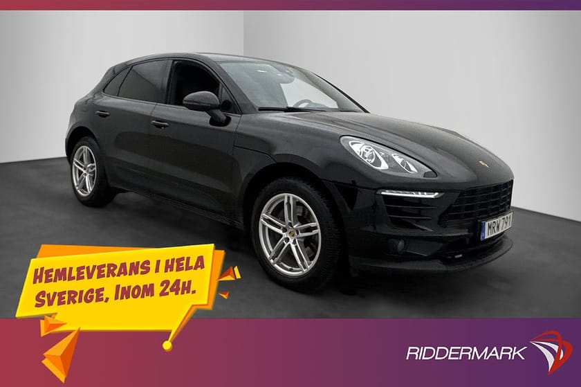 Bild 1 av Porsche Macan 252hk PDLS Värmare Dragkrok Kamera Svensksåld