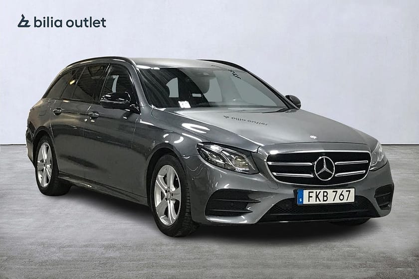 Bild 3 av Mercedes-Benz E 220 T d AMG 194hk Navi Burmester Drag Nightpkt 360°