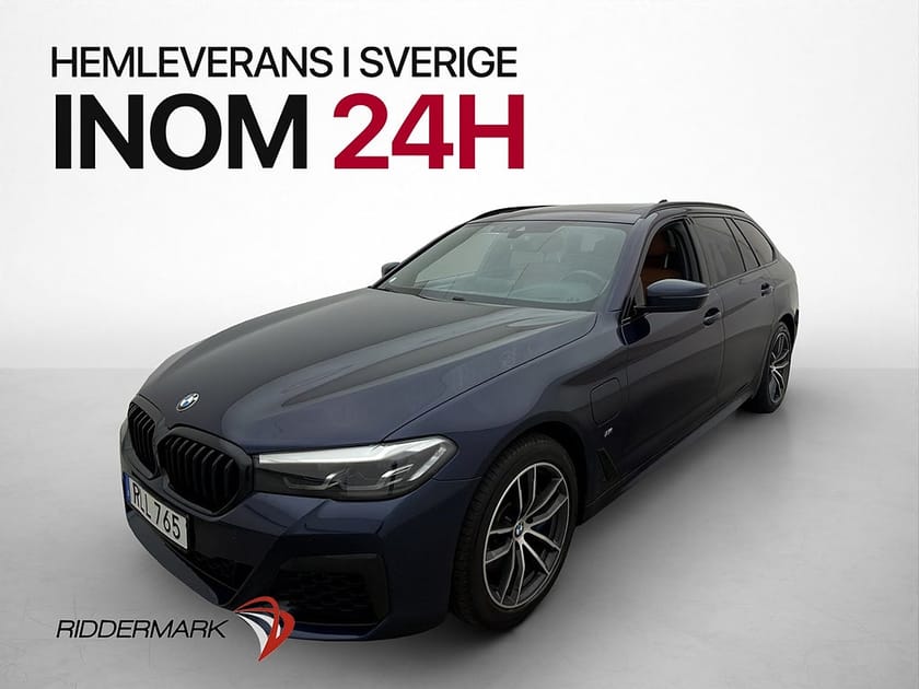 Bild 1 av BMW 530e xDrive Touring M Sport Pano 360 HUD H/K Skinn Drag