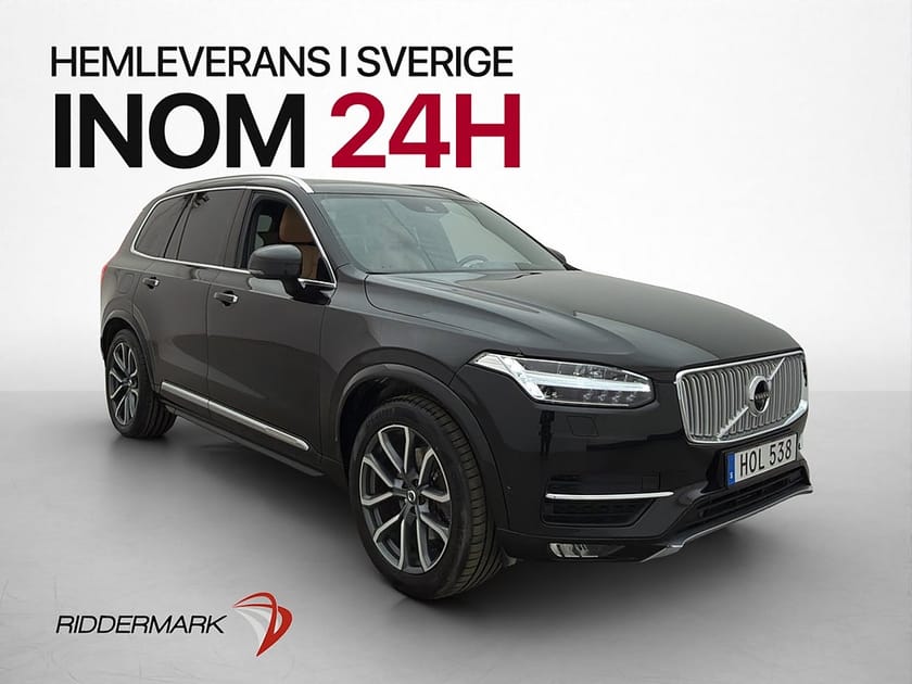 Bild 1 av Volvo XC90 T6 AWD Inscription 7-Sits HUD B&W Pano Luft Drag