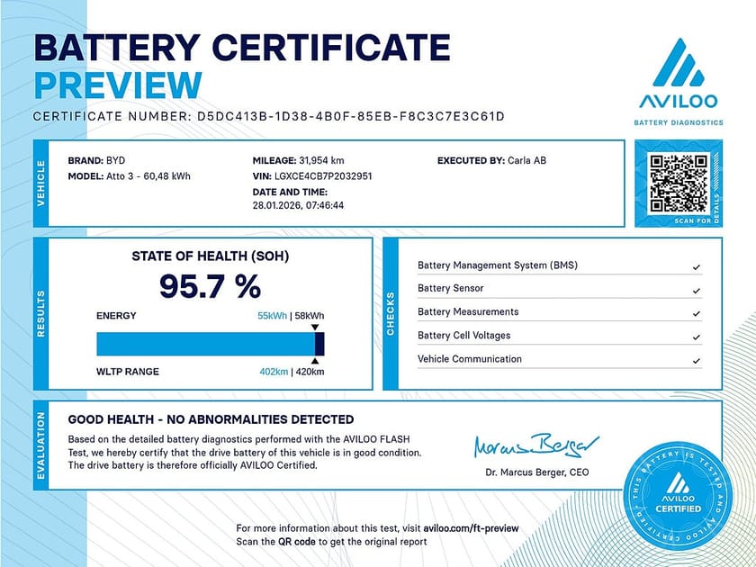 Bild 3 av BYD Atto 3 Extended Range Design Pano BSM AdapFarth 360