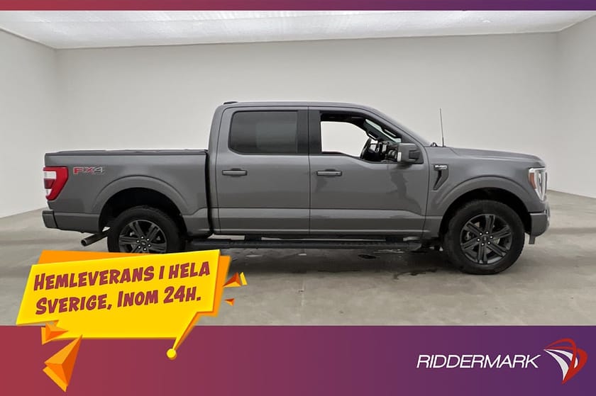 Bild 2 av Ford F-150 SuperCrew Lariet Sport 5.0 406HK Cockpit Drag B&O Pano Moms