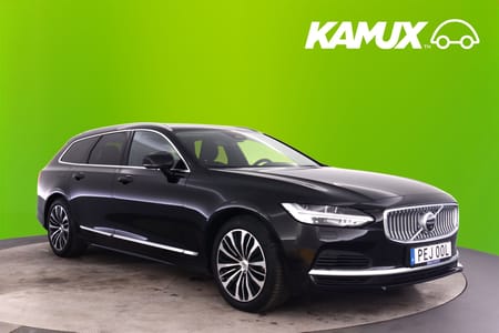 Volvo V90 Recharge T6 AWD Core 360 Skinn Drag Elstol Navi CarPlay En ägare! Moms