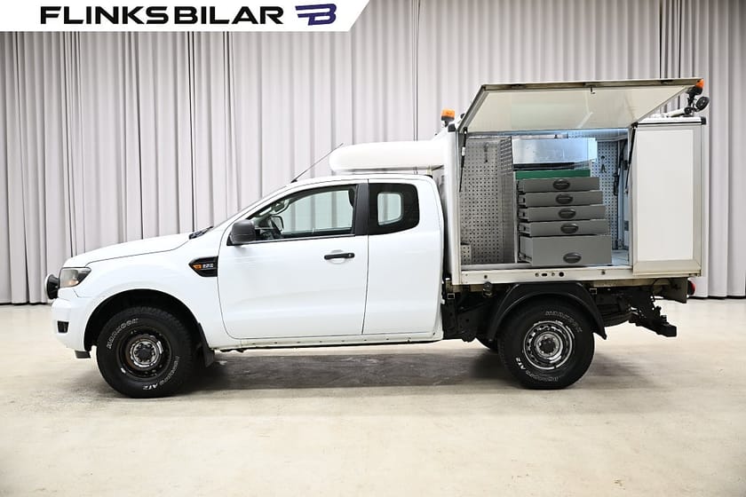 Bild 1 av Ford Ranger SuperCab 2.2 TDCi 160HK Servicebil|Kåpa|V-Inredd|Inverter|SeUtr!