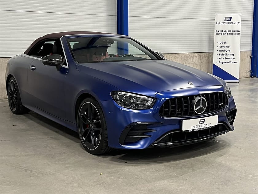 Bild 2 av Mercedes-Benz AMG E 53 4MATIC+ Cabriolet 435 HK 4MATIC / CAB / Burmester / Luftfjädring / Airscarf