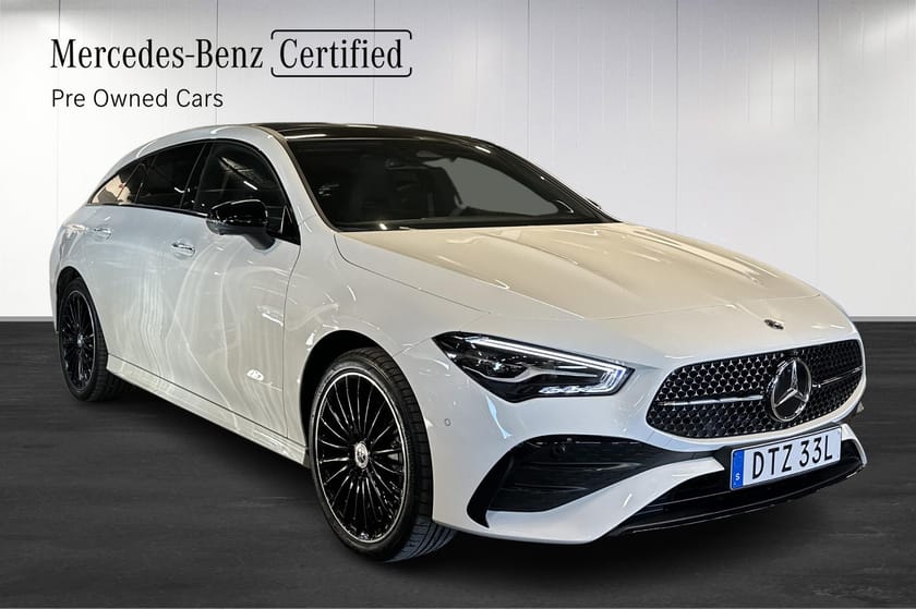 Bild 2 av Mercedes-Benz CLA 250 e Shooting Brake AMG Panorama Drag Burmester Moms