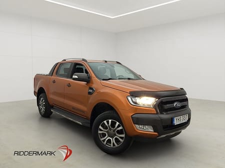 Ford Ranger Dubbelhytt Wildtrak 200hk 4x4 Värmare Navi Drag Kamera