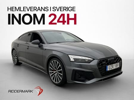 Audi A5 Sportback 45 TFSI quattro S line Sport Edition B&O Pano Kamera Värm