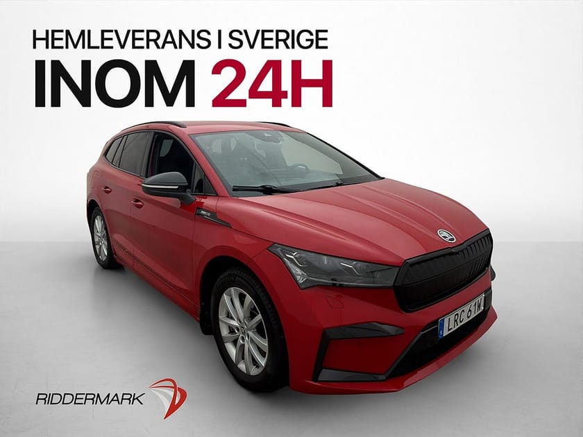 Bild 1 av Škoda Enyaq iV 80 Skoda 204hk Sportline 360 Navi CarPlay Ambient Drag