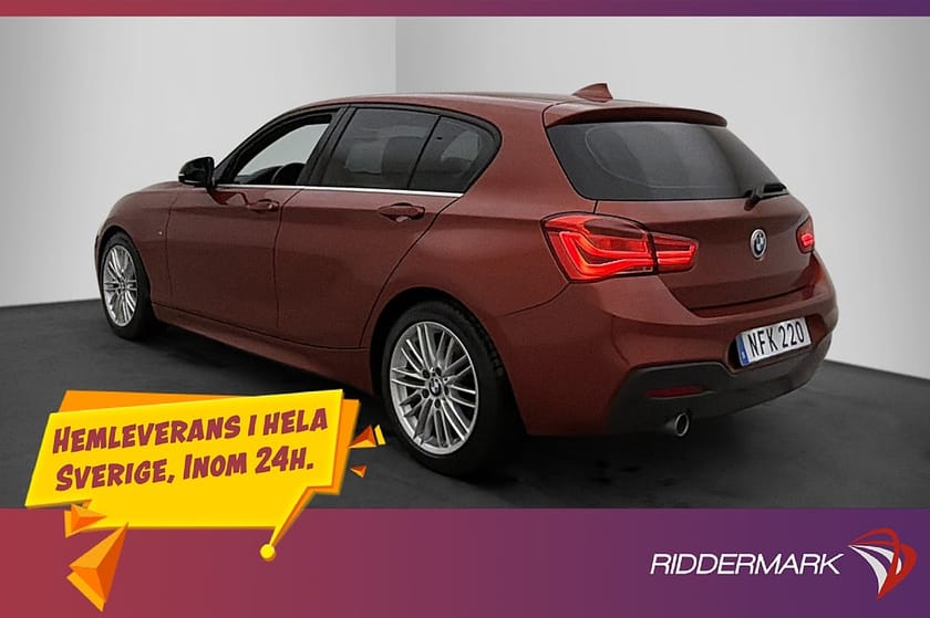 Bild 5 av BMW 118i Steptronic 136hk M Sport Sensorer Skinnklädsel