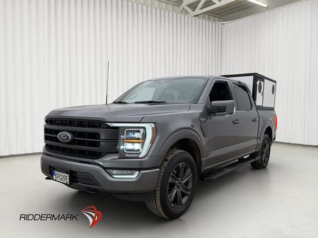 Ford F-150 SuperCrew Lariat Sport V8 4x4 HUNDKÅPA Pano  B&O Skinn Moms