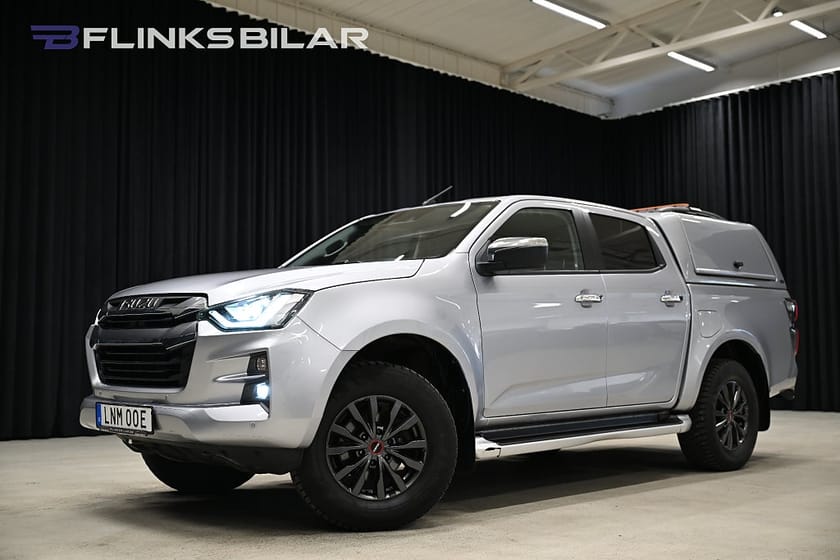 Bild 1 av Isuzu D-Max Crew Cab 163HK Automat|Dubbelhytt|Kåpa|Drag|Värmare|Moms|SeUtr!!