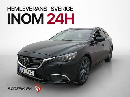Mazda 6 Wagon 2.2 175hk AWD Optimum BOSE Skinn Drag Kamera Värmare
