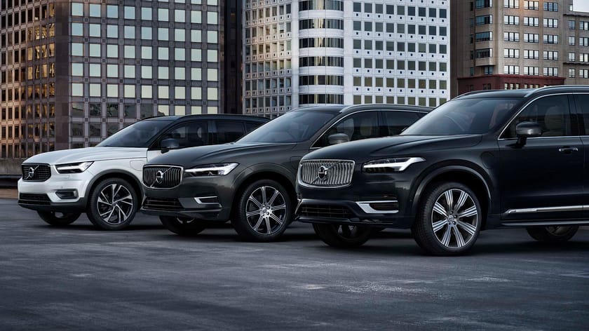 Elbilar från Volvo bakgrundsbild