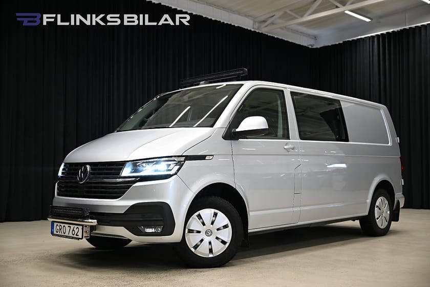 Bild 1 av Volkswagen Transporter Kombi 4Motion DSG 150HK Dubbelhytt|Nedlackad|LED|EnÄgare|Moms