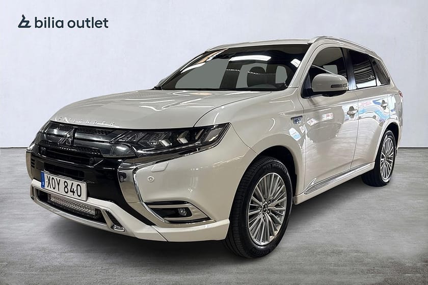 Bild 1 av Mitsubishi Outlander PHEV CVT Business 224hk Läder P-sensor 360°k