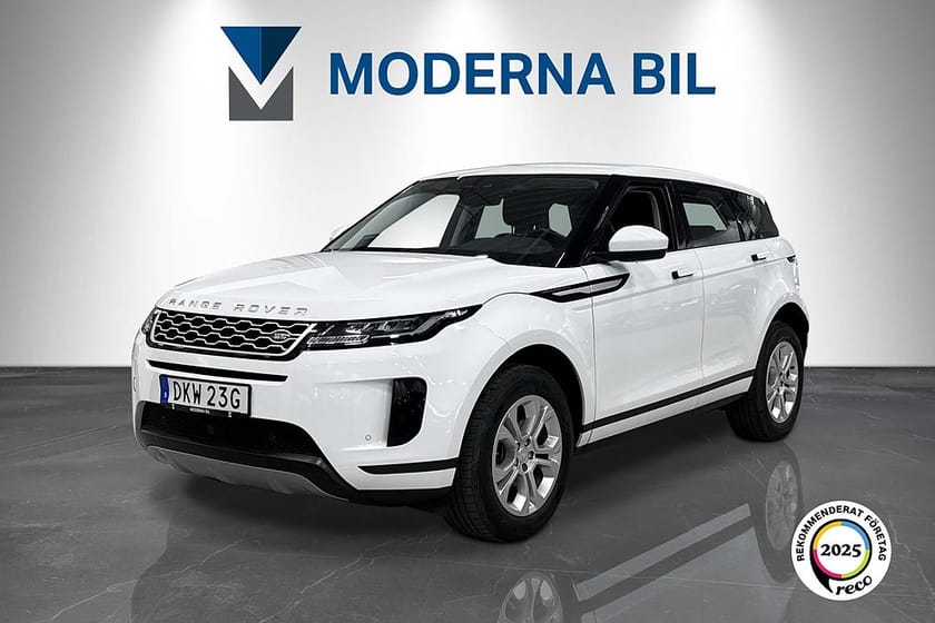 Bild 1 av Land Rover Range Rover Evoque P200 MHEV AWD 200hk CarPlay B-kam Skinn Värmare