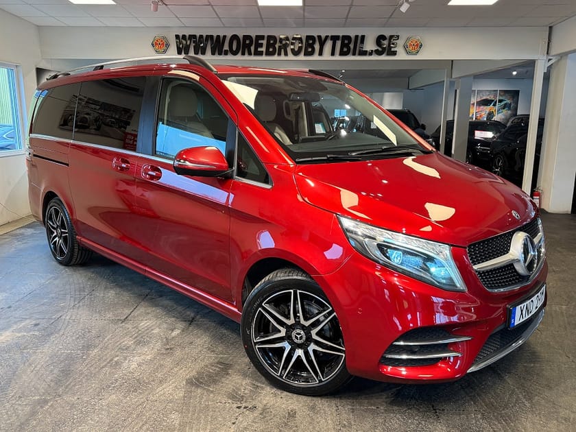 Bild 1 av Mercedes-Benz V 250d 4MATIC 3.2t V250 9G-Tronic AMG Drag Gps Burmester Värmare