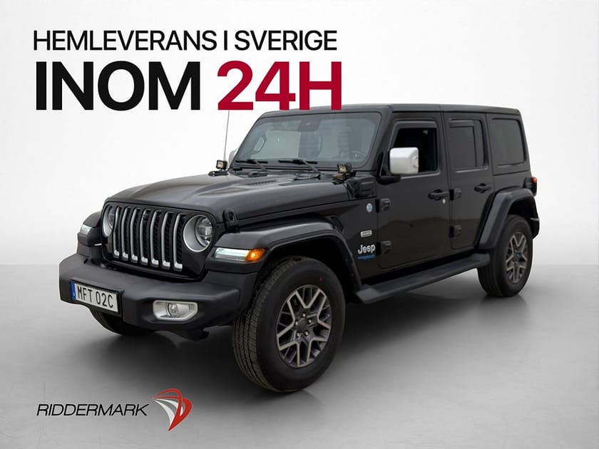 Bild 1 av Jeep Wrangler Unlimited 4xe 380hk Sahara Softtop Kamera Navi